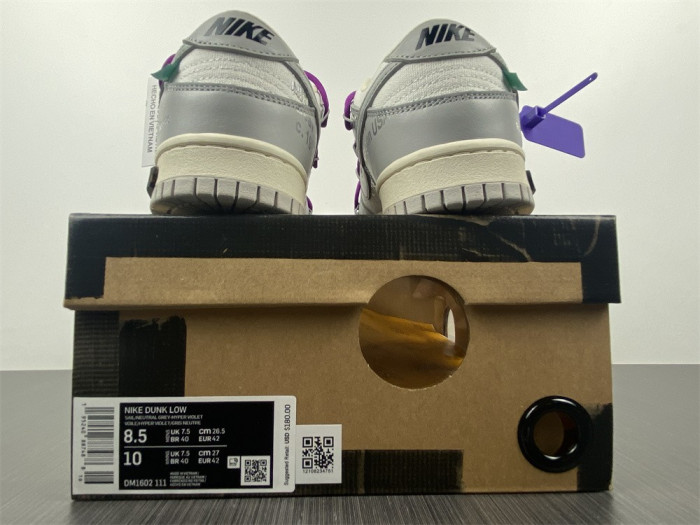nike dunk low ofw of28 - dm1602-111