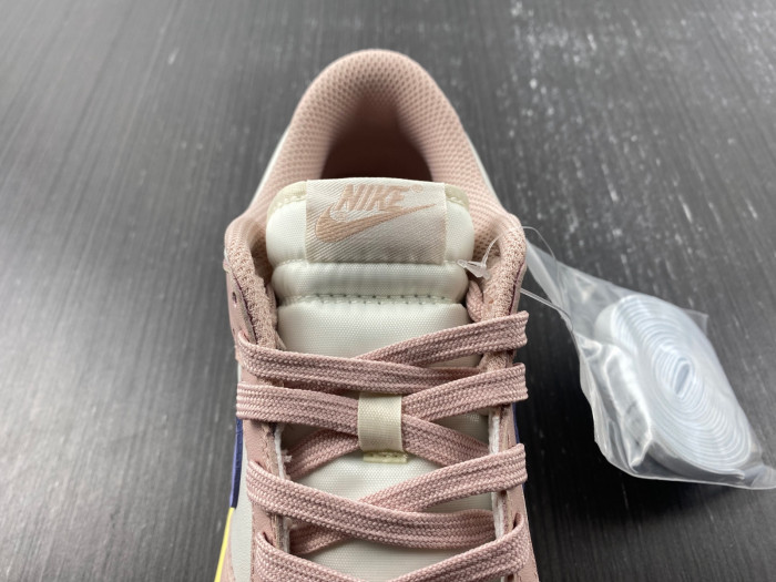 nike dunk low pink oxford (w) - dd1503-601
