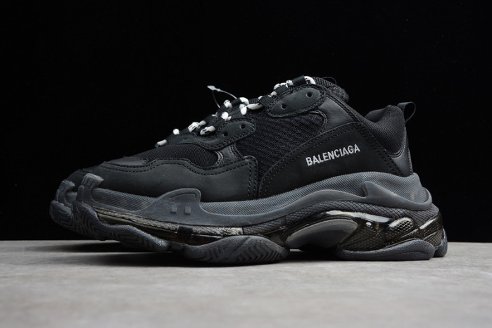 blcg triple s black clear sole 541624 w09o1 1000