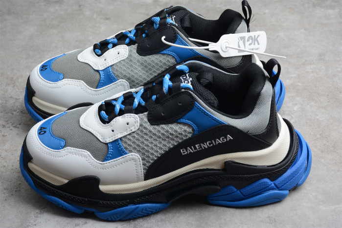 blcg sneaker triple.s.gomma white blue black 536737-w20c5-0107