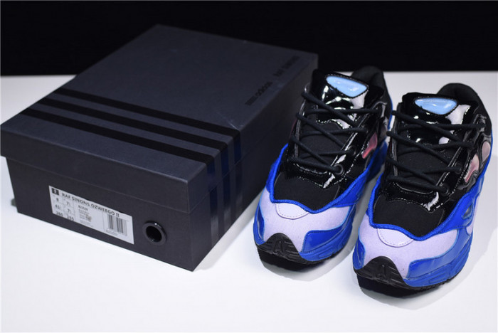 a*d*i*s ozweego 3 raf simons black blue nior blru b22539